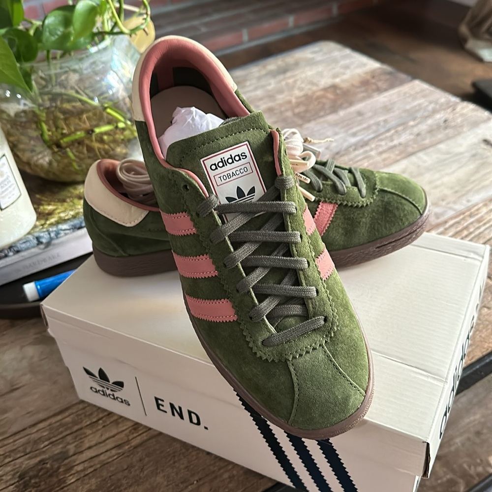 END. x Adidas Tobacco Flyfishing Sneakers - Picture 6 of 11
